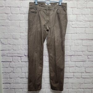 Brax Chuck Modern Fit Pants Mens 34x31 Mineral Wash Soft‎ Preppy Academia Skater